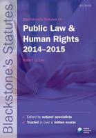 Blackstone's Statutes on Public Law & Human Rights, 2014-2015