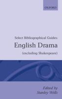 English Drama (Excluding Shakespeare)