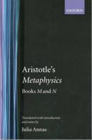 Aristotle's Metaphysics : Books [Mu] and [Nu]