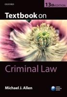 Textbook on Criminal Law