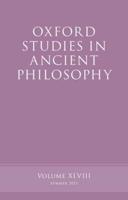 Oxford Studies in Ancient Philosophy. Volume 48