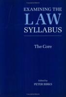 Examining the Law Syllabus