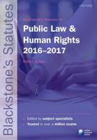 Blackstone's Statutes on Public Law & Human Rights, 2016-2017