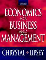 Economics for Business and Management (Paperback)