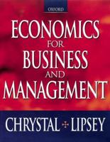Economics for Business and Management