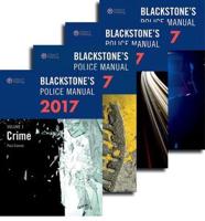 Blackstone's Police Manuals 2017