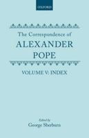 The Correspondence of Alexander Pope
