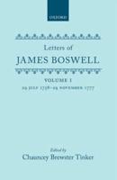 Letters of James Boswell V 1 C