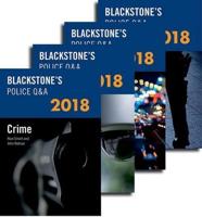 Blackstone's Police Q&A: Four Volume Pack 2018