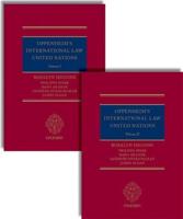 Oppenheim's International Law. United Nations