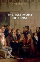 Testimony of Sense: Empiricism and the Essay from Hume to Hazlitt