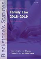 Blackstone's Statutes on Family Law 2018-2019
