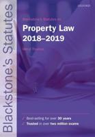 Blackstone's Statutes on Property Law, 2018-2019