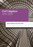 Civil Litigation 2019-2020