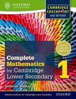 Oxford International Maths for Cambridge Secondary 1. Student Book 1