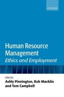 Human Resource Management: Ethics and Employment