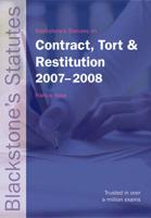 Contract, Tort & Restitution, 2007-2008
