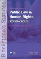 Statutes on Public Law and Human Rights 2008-2009
