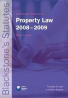 Blackstone's Statutes on Property Law 2008-2009