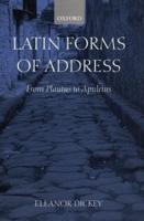 Latin Forms of Address