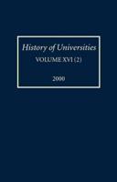 History of Universities. Vol. 16