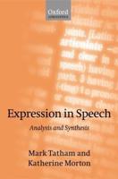 Expression in Speech