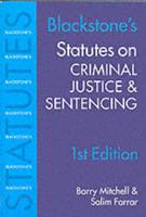 Statutes on Criminal Justice and Sentencing