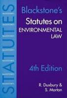 Blackstone's Statutes on Environmental Law