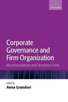 Corporate Governanace and Firm Organization