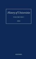 History of Universities. Vol. 19/1