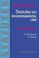 Blackstone's Statutes Environmental Law