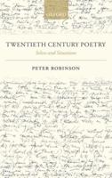 Twentieth Century Poetry: Selves and Situations