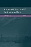 Yearbook of International Environmental Law. Vol. 14, 2003