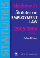 Statutes on Employment Law 2005-2006