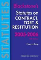 Contract, Tort & Restitution 2005/2006
