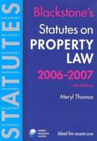Property Law, 2006-2007