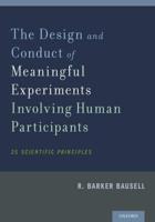 Design and Conduct of Meaningful Experiments Involving Human Participants: 25 Scientific Principles