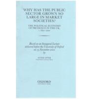 Why Has the Public Sector Grown So Large in Market Societies?