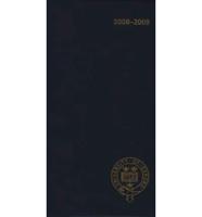 Oxford University Pocket Diary 2008-2009