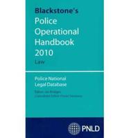 Blackstone's Operational Handbook 2010