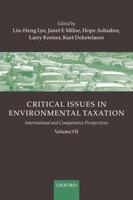 Critical Issues in Environmental Taxation. Volume 7