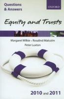 Equity & Trusts, 2010 and 2011