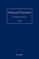 History of Universities. Volume XXIV/1&2