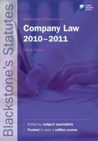 Blackstone's Statutes on Company Law 2010-2011