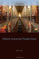 Oxford University Pocket Diary 2010-2011