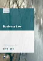 Business Law 2010-2011