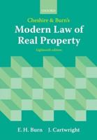 Cheshire and Burn's Modern Law of Real Property