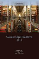 Current Legal Problems.. Vol. 63 2010