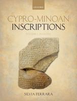 Cypro-Minoan Inscriptions. Volume 1 Analysis