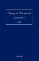 History of Universities. Volume 26/1